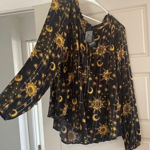 {Torrid} stars and moon blouse